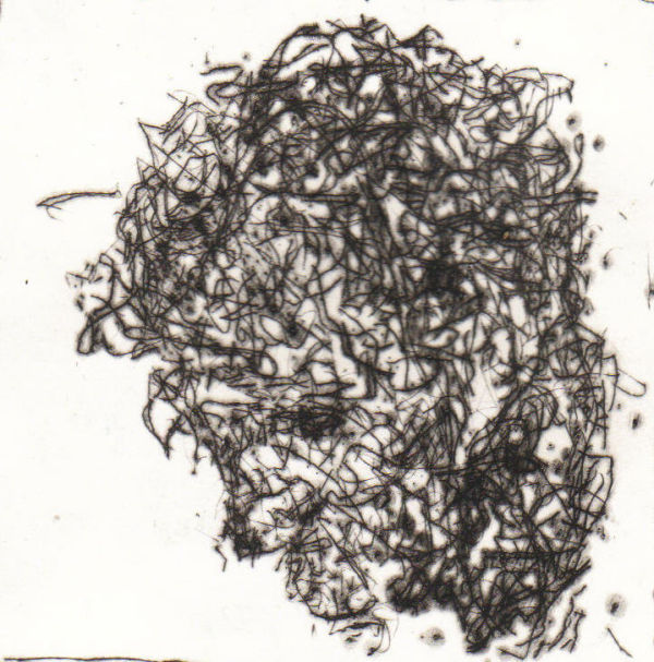 'Head of Will' Drypoint Etching 3/3